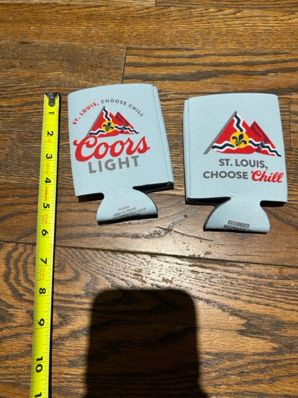 Coors Light St. Louis Choose Chill Blue Can Coolers (Set of 2)